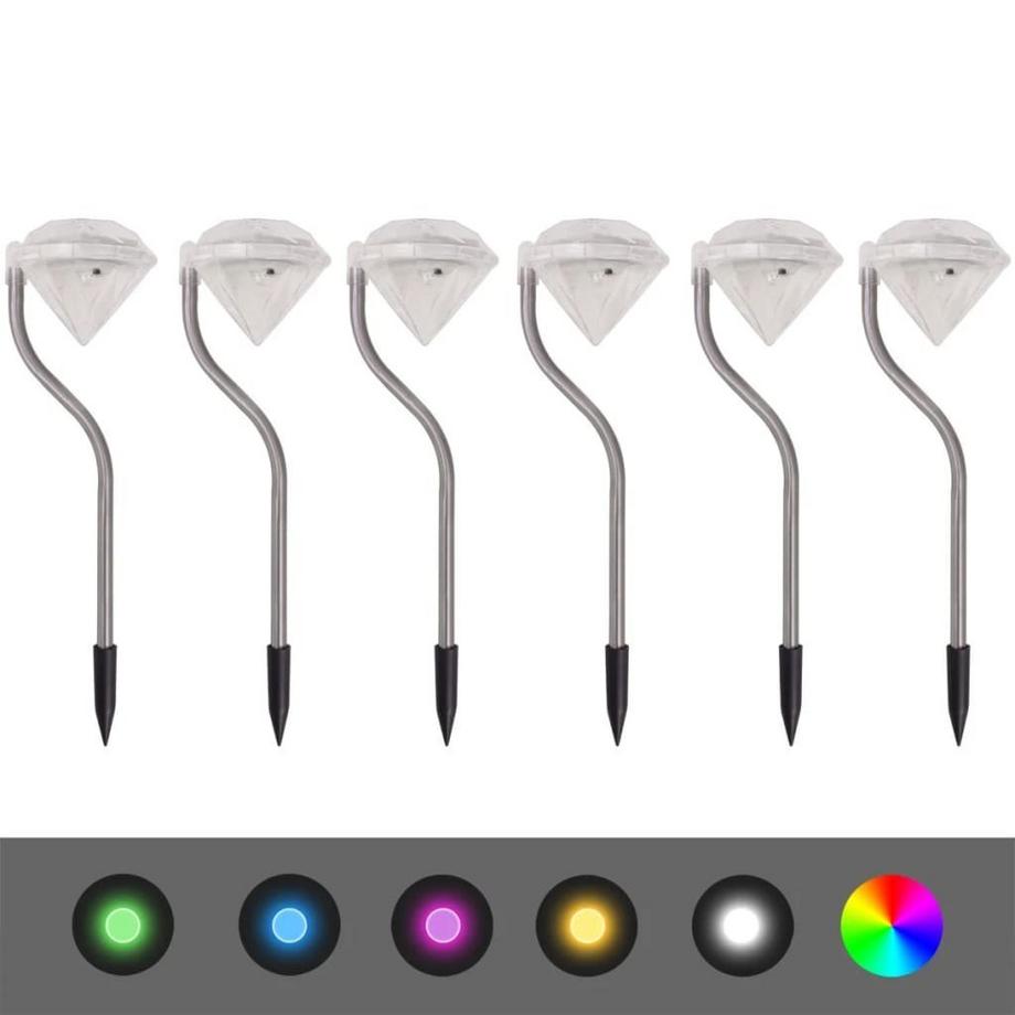 VidaXL Gartenlampe plastik  