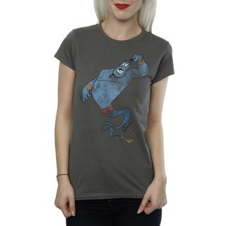 Aladdin Genie Print T-Shirt Manches Courtes  