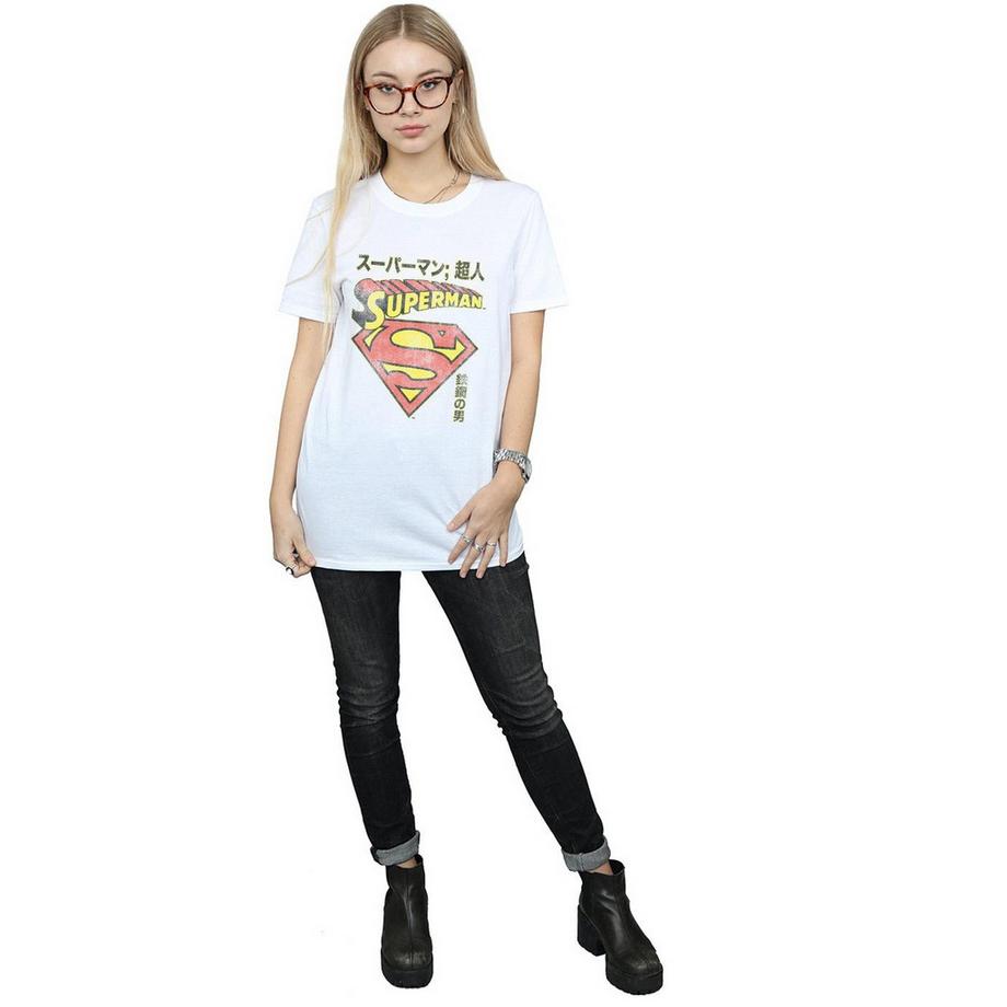 DC COMICS Superman Japanese Logo T-Shirt  