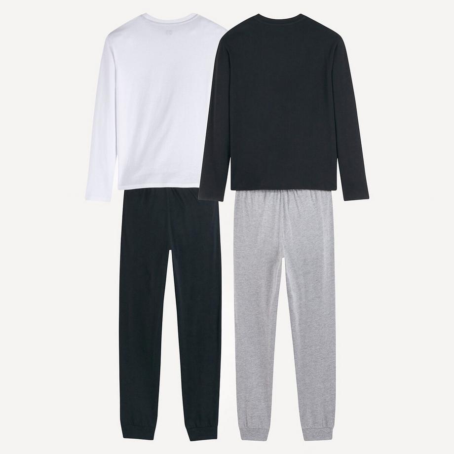 La Redoute Collections  Lot de 2 pyjamas coton 