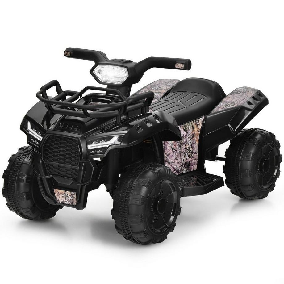 Northix  Elektro Kinderquad mit Scheinwerfer Elektroquad Kinderauto mit Musik 44 x 66 x 42 cm Schwarz 