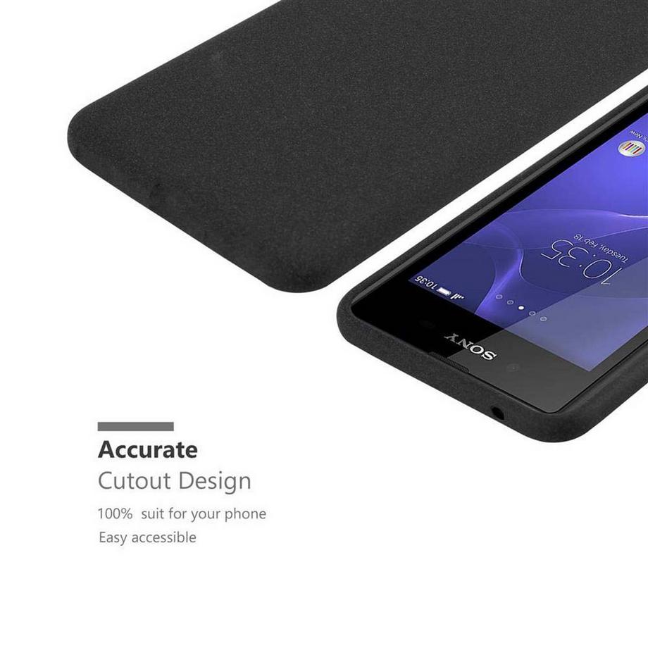 Cadorabo  Housse compatible avec Sony Xperia E3 - Coque de protection en silicone TPU flexible 