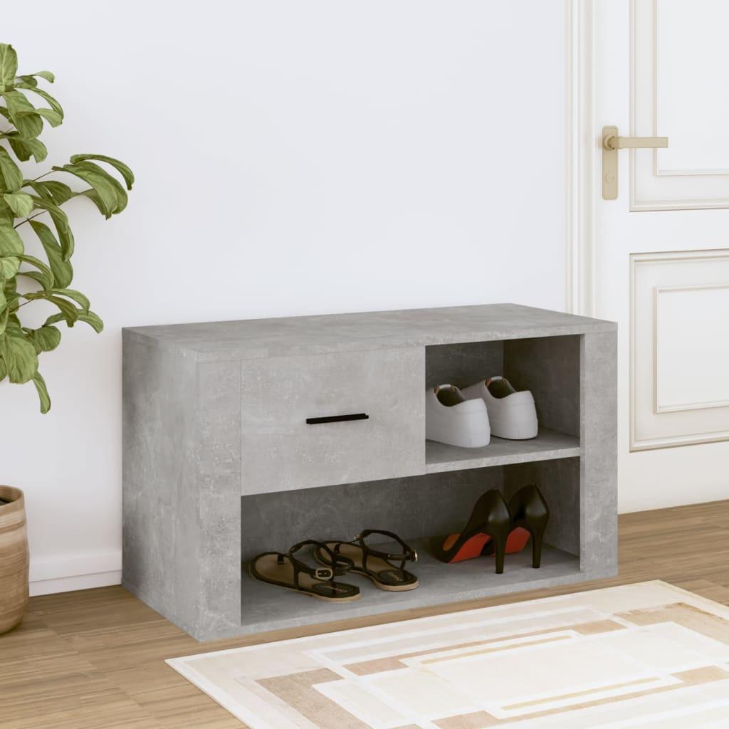 VidaXL Armoire à chaussures bois d'ingénierie  