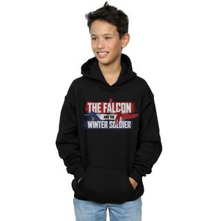 MARVEL  The Falcon And The Winter Soldier Action Logo Kapuzenpullover 