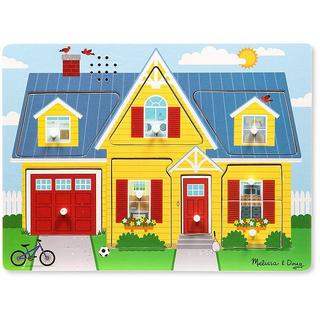 Melissa & Doug  Puzzle Rund ums Haus mit Sound (8Teile) 