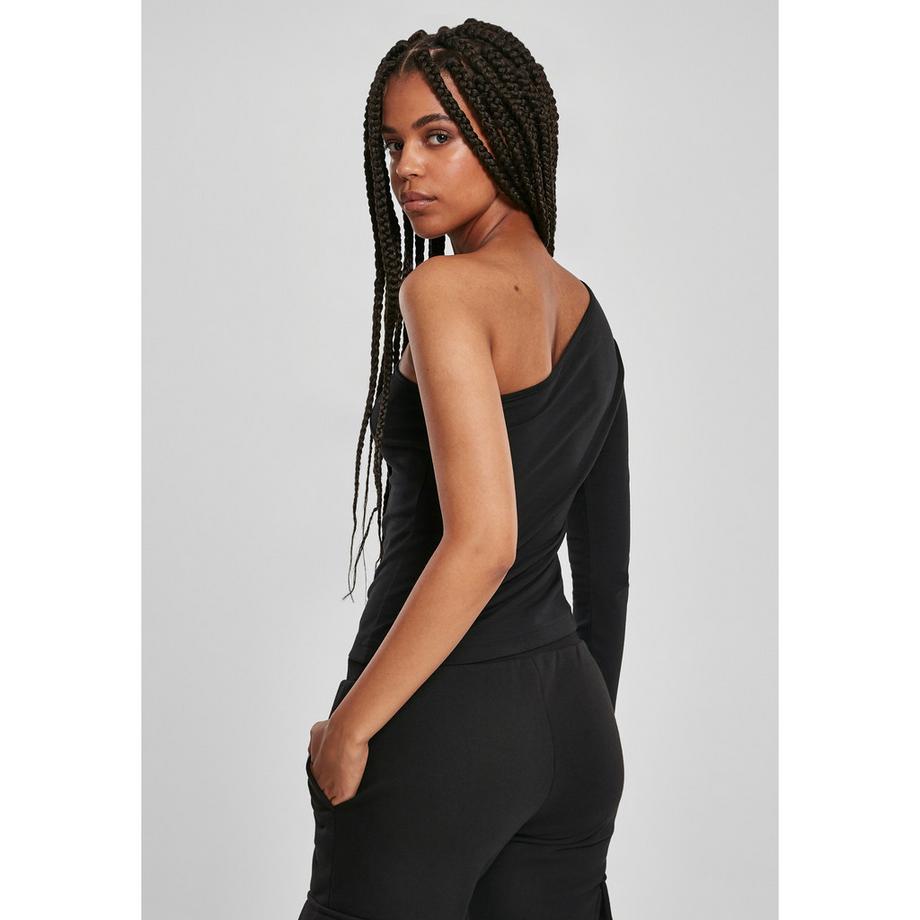 URBAN CLASSICS Asymmetrisches Langarmshirt  