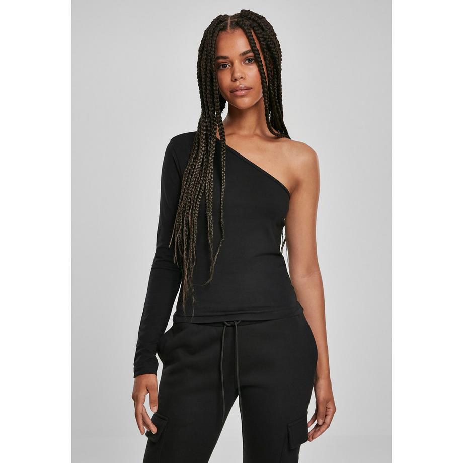 URBAN CLASSICS Asymmetrisches Langarmshirt  