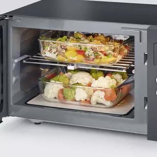 Sharp R-642 BKW - Forno Microonde Combinato con Grill, 20 Litri, 800 Watt