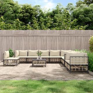 VidaXL Garten lounge set poly-rattan  