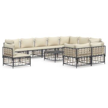 Garten lounge set poly-rattan