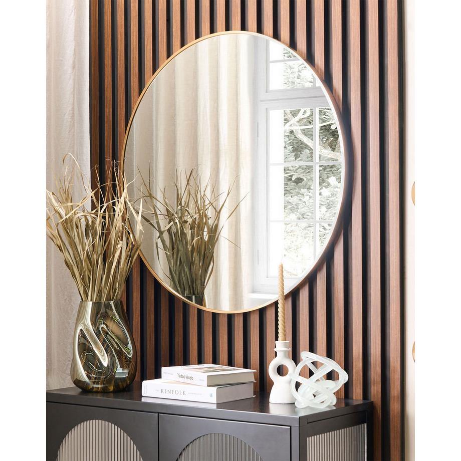 Beliani Miroir en Aluminium  ANNEMASSE  