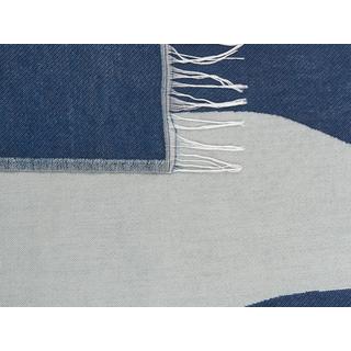 Beliani HAPREK Couverture Plaid Acrylique Boho  