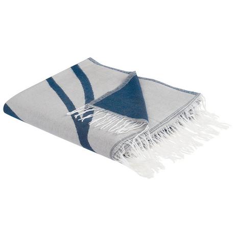 Beliani HAPREK Couverture Plaid Acrylique Boho  