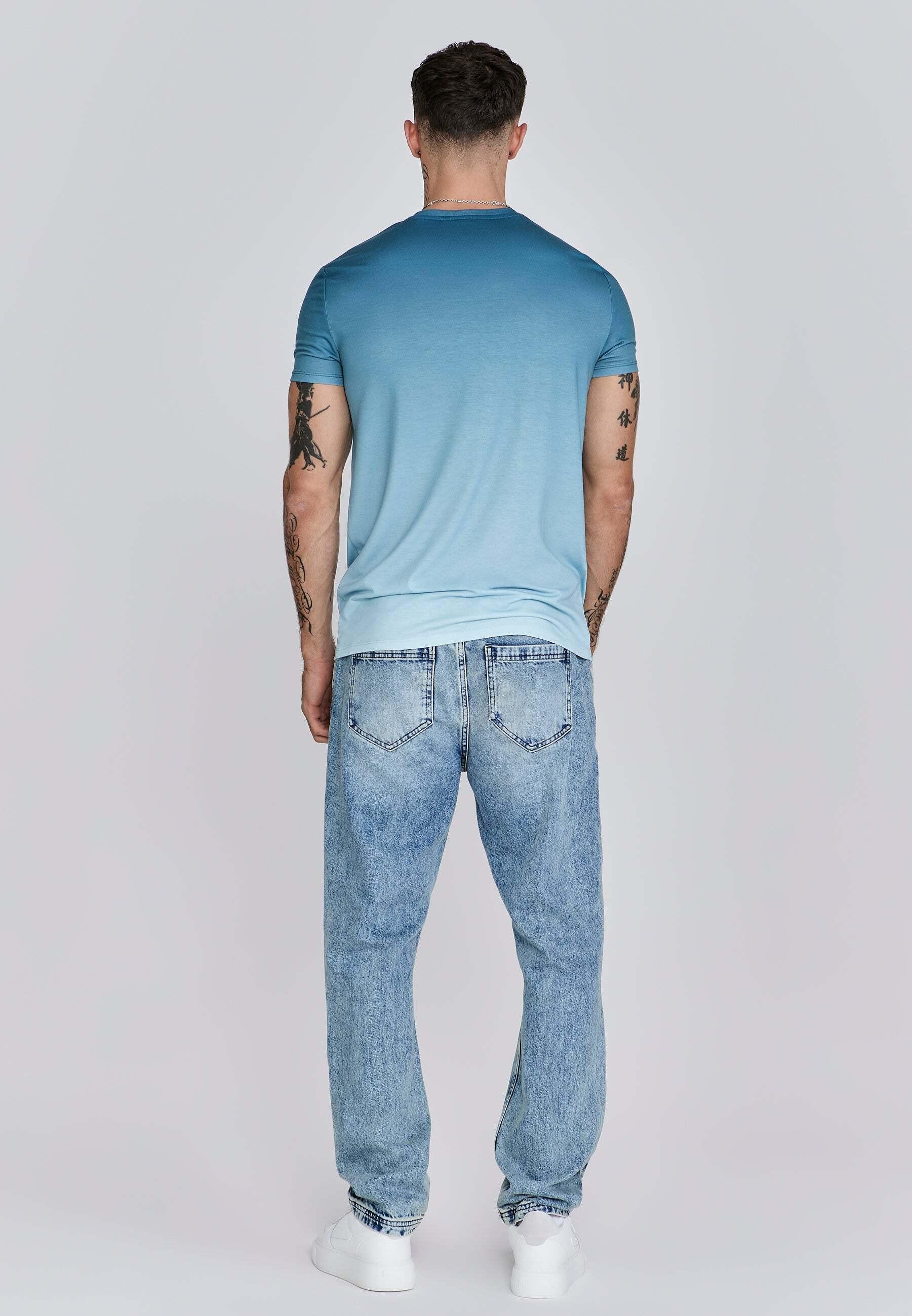 Sik Silk T-Shirt Ombre Maniche Corte  