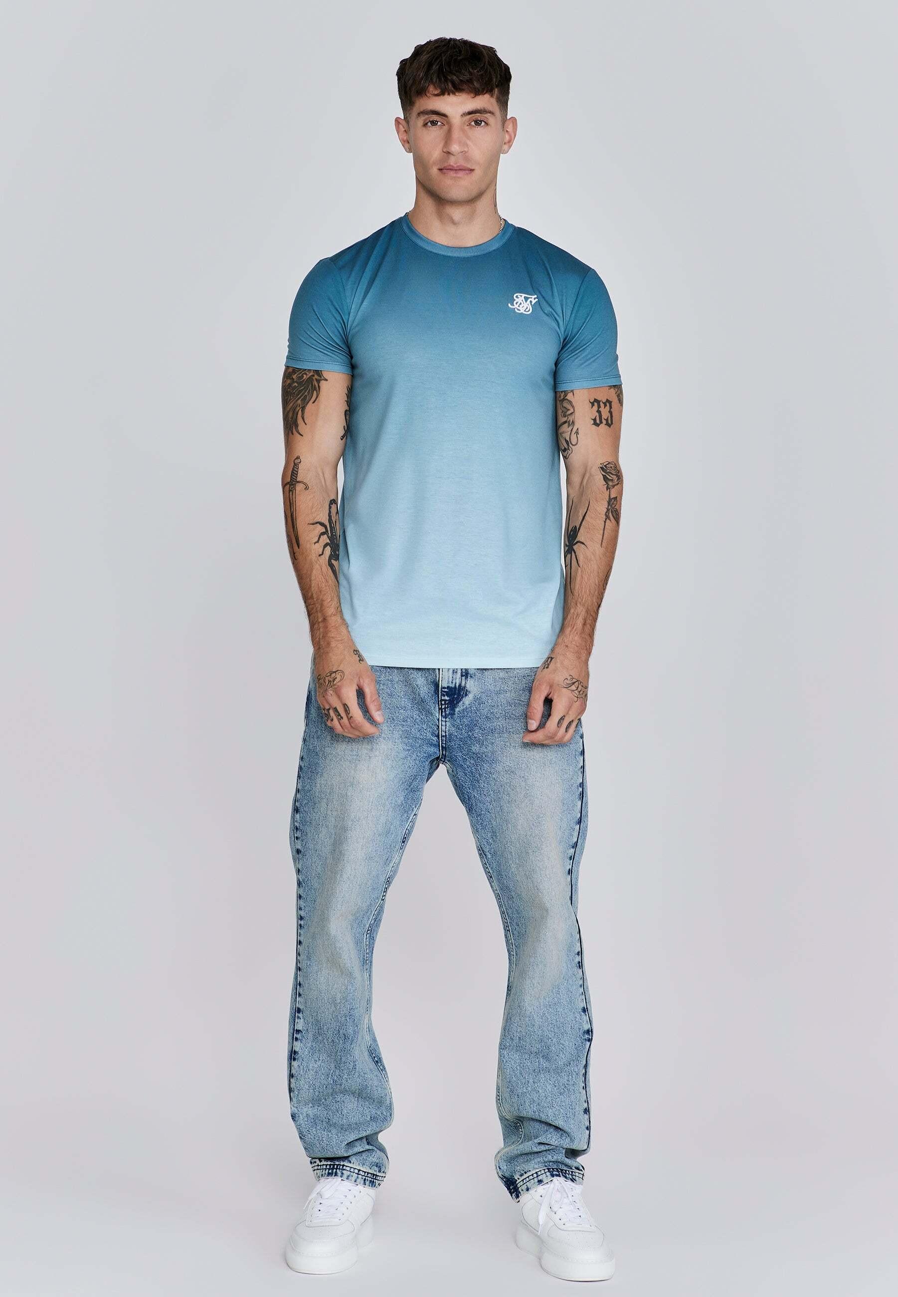 Sik Silk T-Shirt Ombre Maniche Corte  