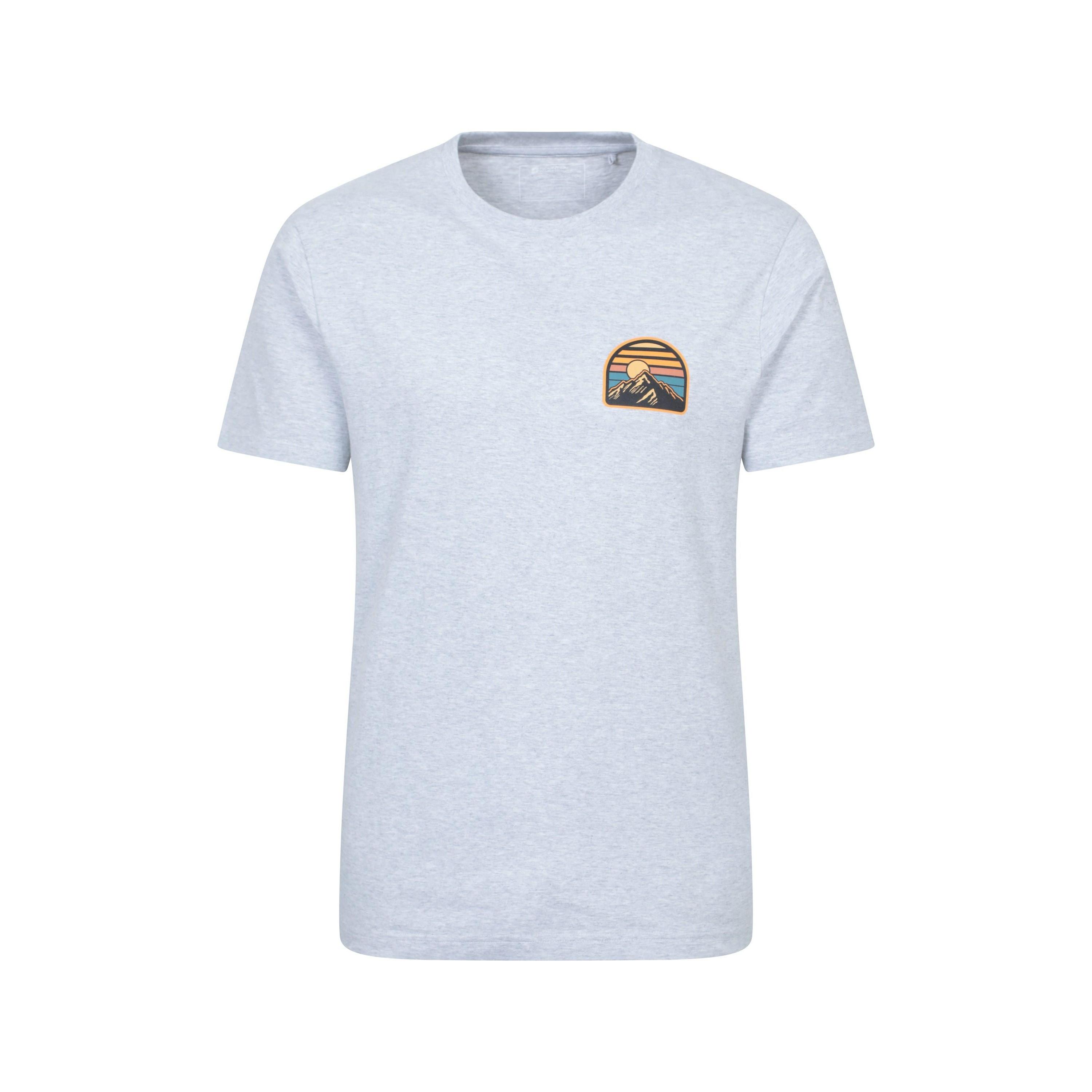 Mountain Warehouse T-Shirt mit Berg-Sonnenuntergang-Print  