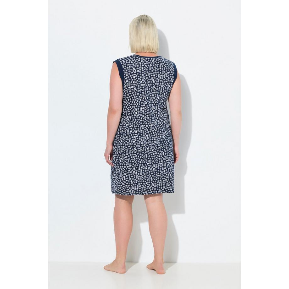 Ulla Popken Bedrucktes ärmelloses Longshirt  