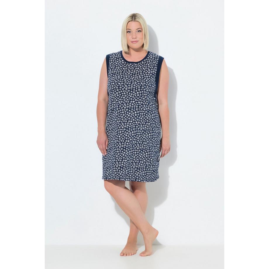 Ulla Popken Bedrucktes ärmelloses Longshirt  