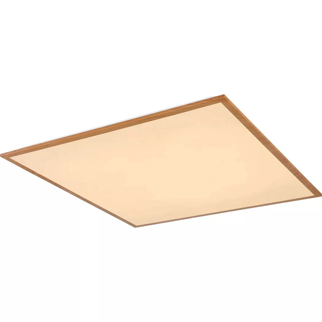 mutoni – Deckenleuchte Doro Aluminium Holzoptik 1xLED 59×59, One Size, Multicolor