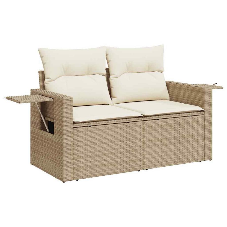 VidaXL set di divani da giardino Polirattan  