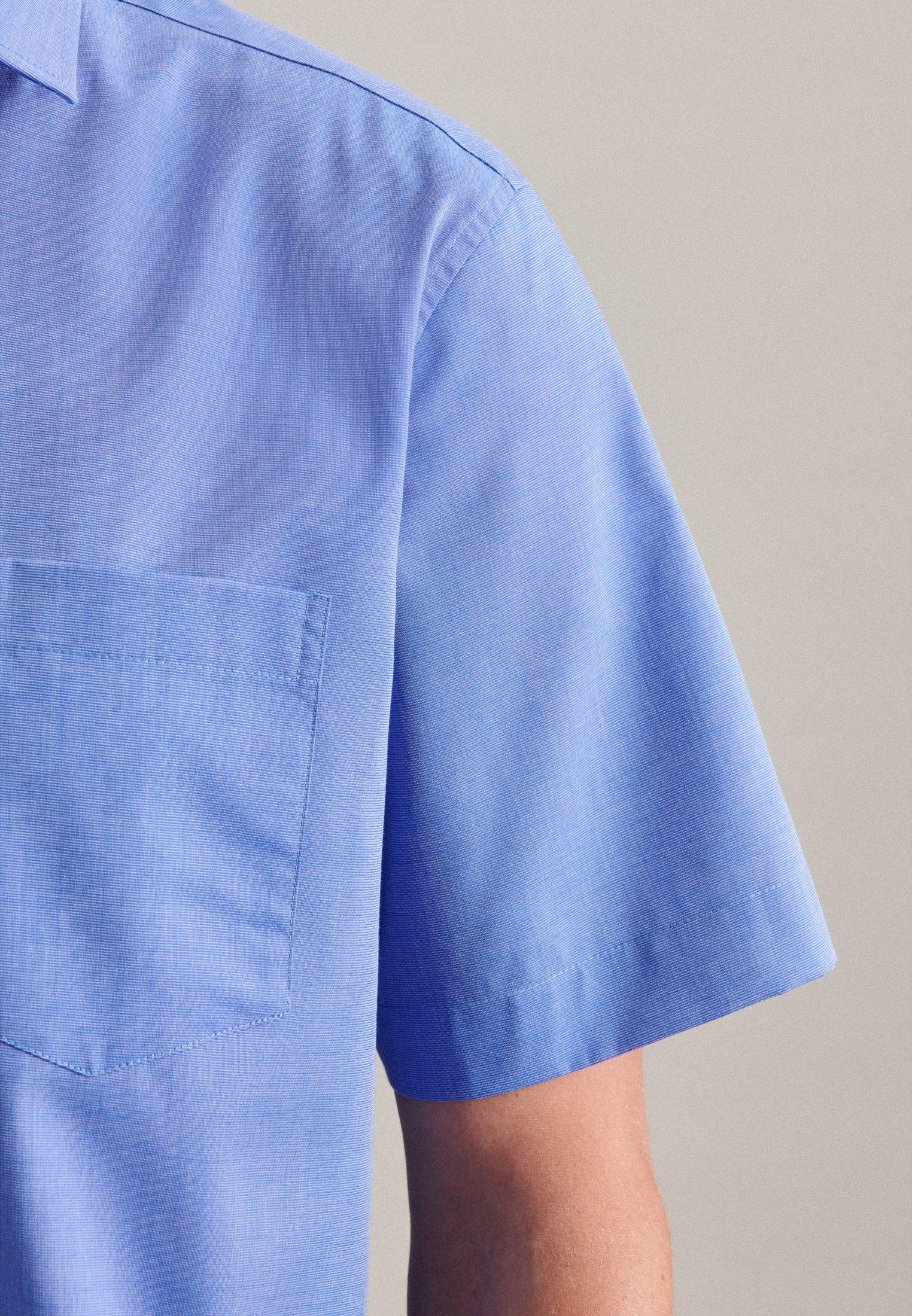 Seidensticker Chemise Business Regular Fit Manche courte Uni  