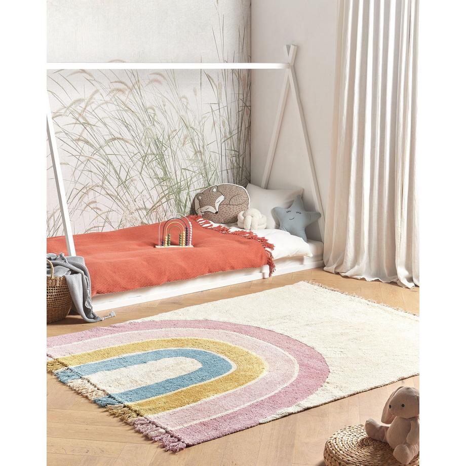 Beliani Tapis enfant en Coton  TATARLI  