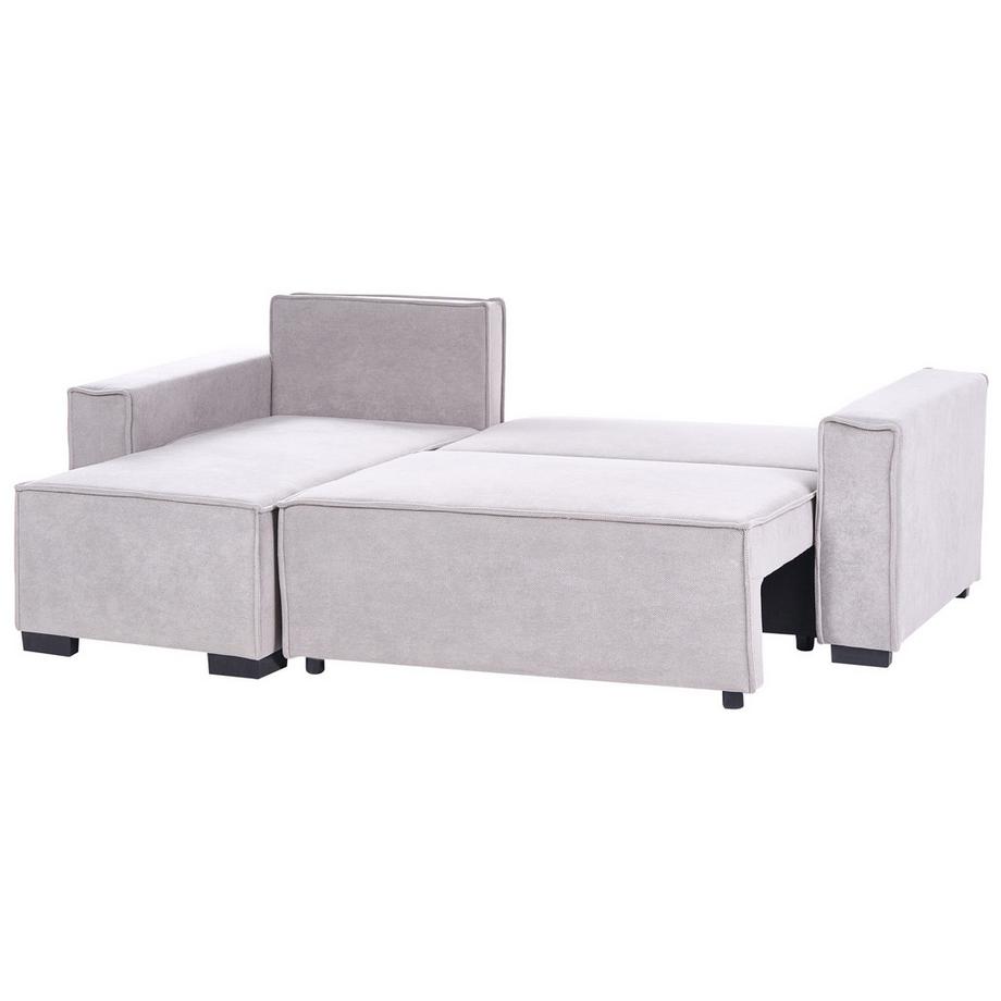 Beliani Canapé d'angle en Tissu  EDANE  