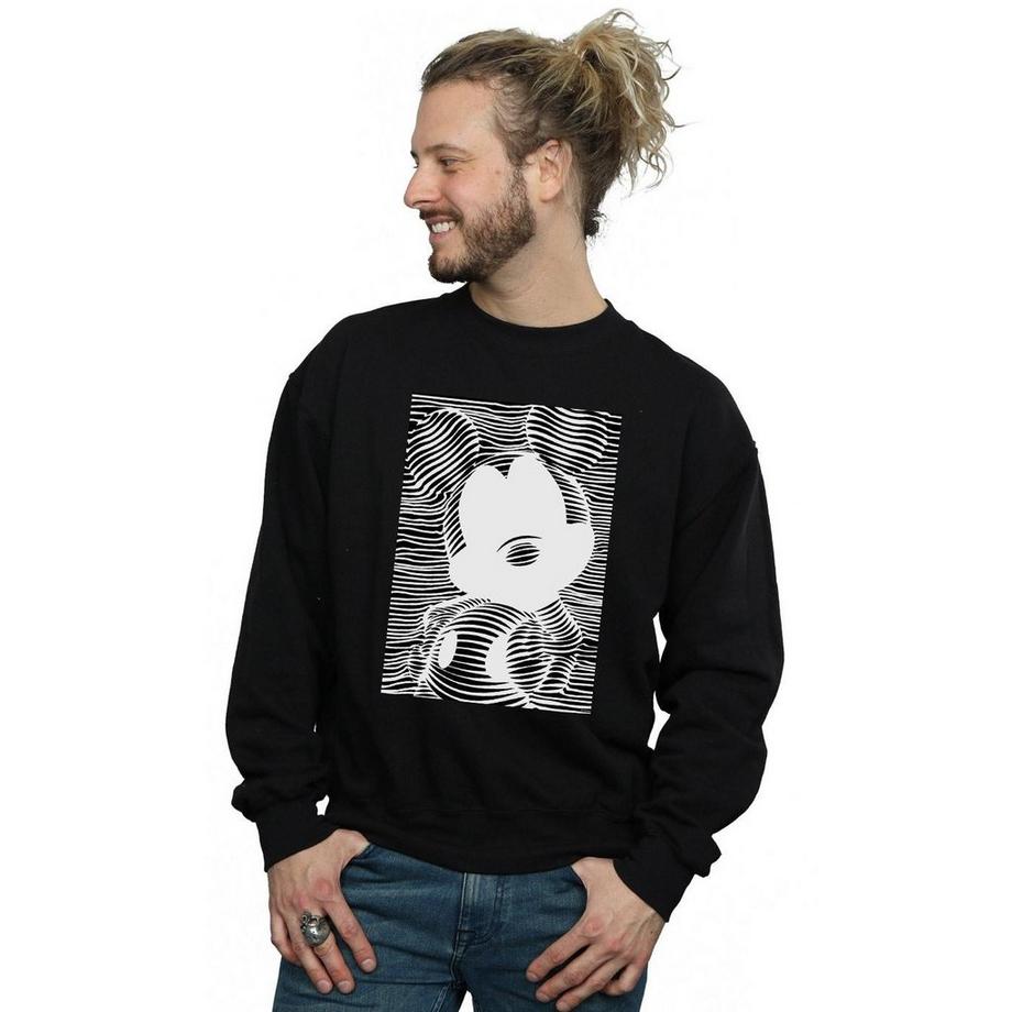 Disney Mickey Mouse Optical Illusion Sweatshirt  