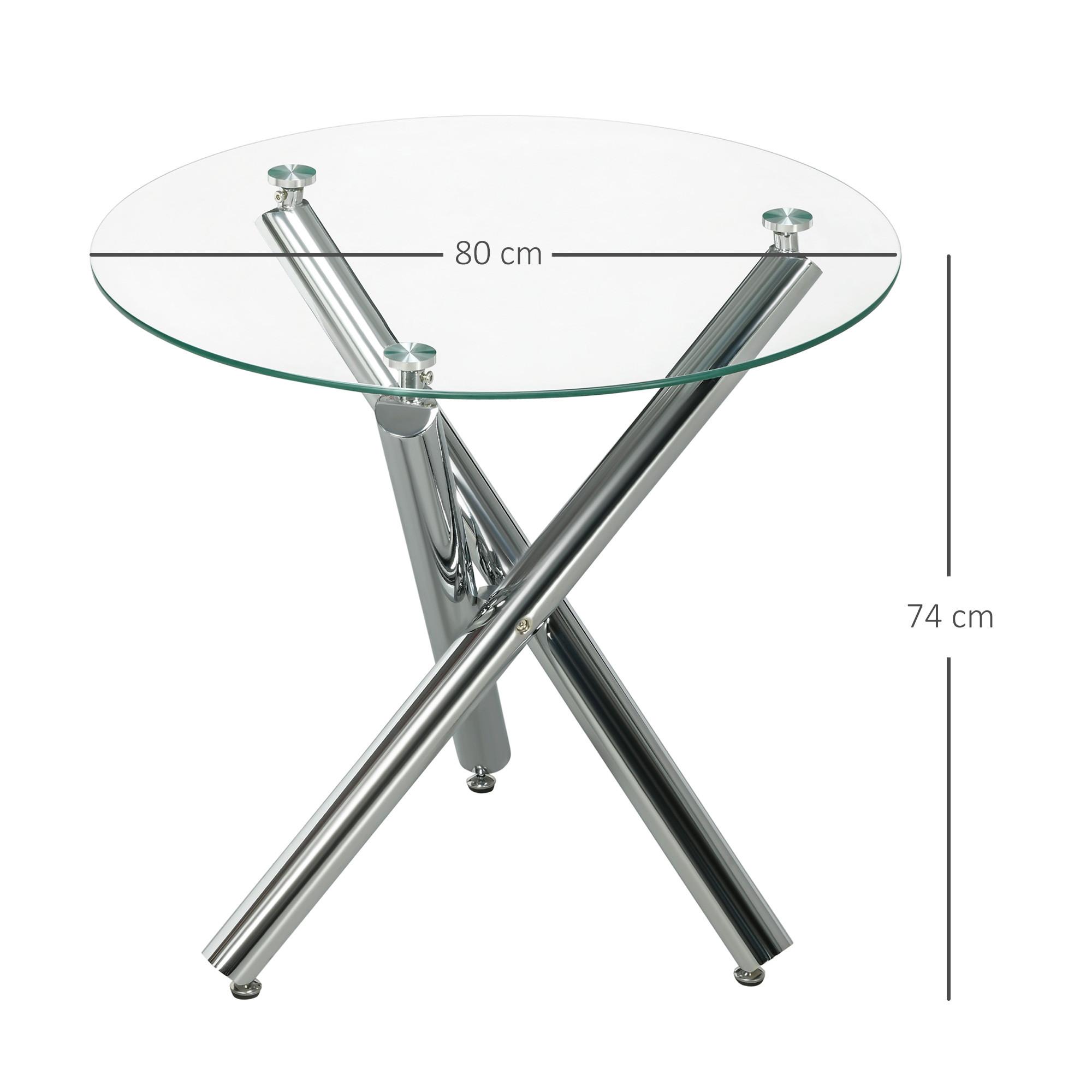 HOMCOM Table à manger  