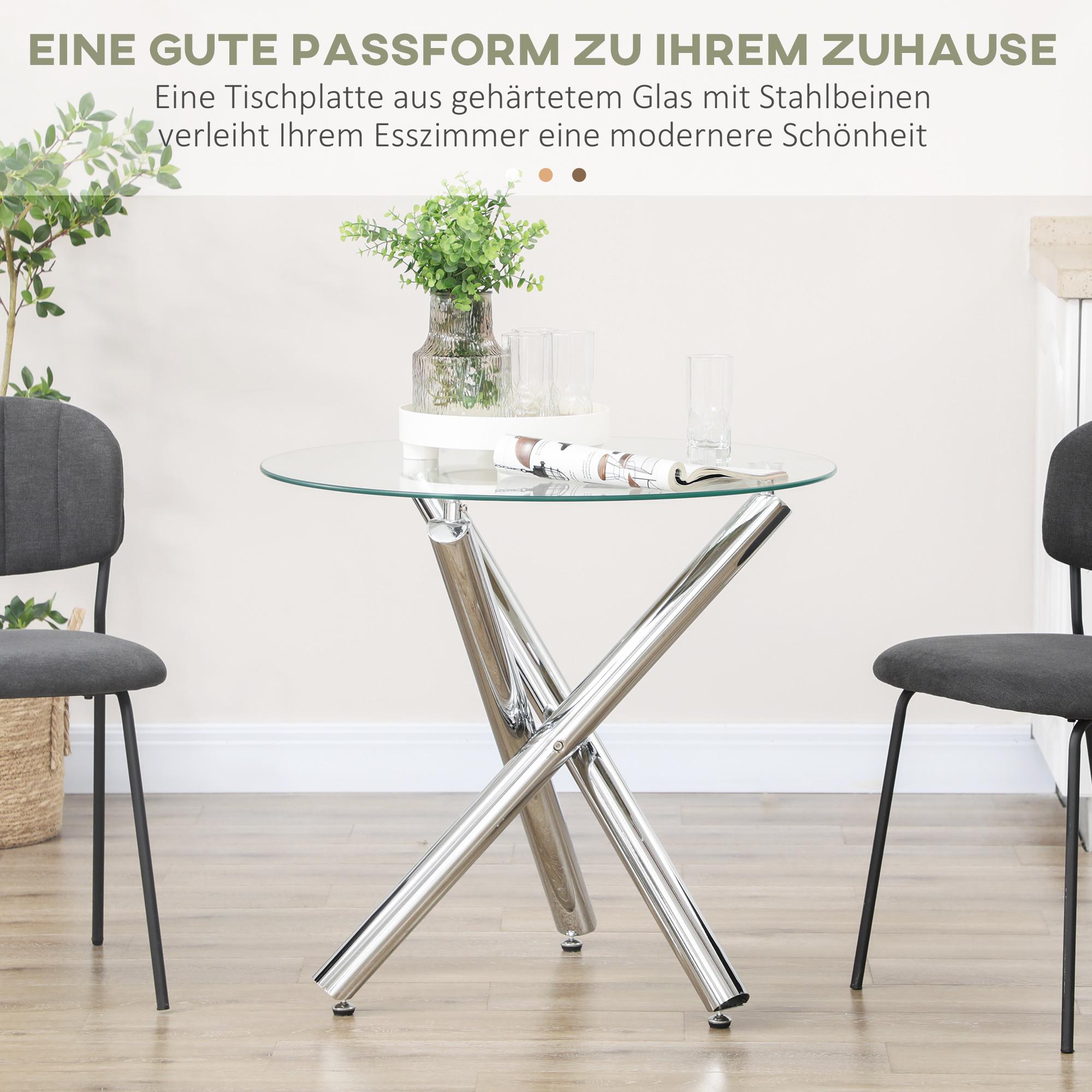 HOMCOM Table à manger  