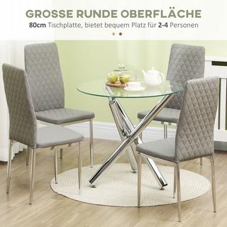 HOMCOM Table à manger  