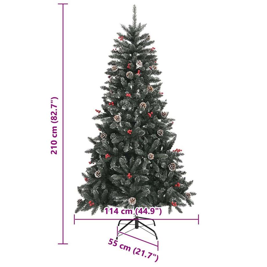 VidaXL Arbre de noël moderne pvc  