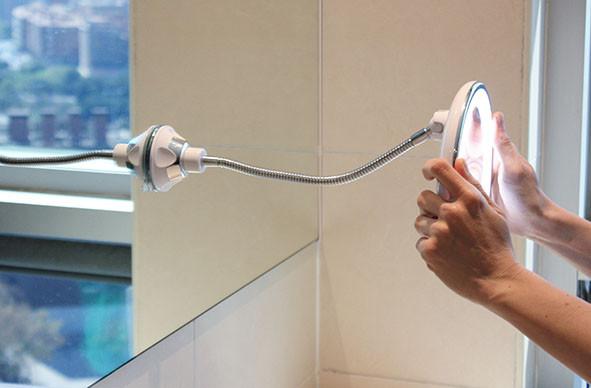 STARLYF  Perfect Mirror-Specchio di vanità flessibile illuminato, specchio d'ingrandimento, specchio 