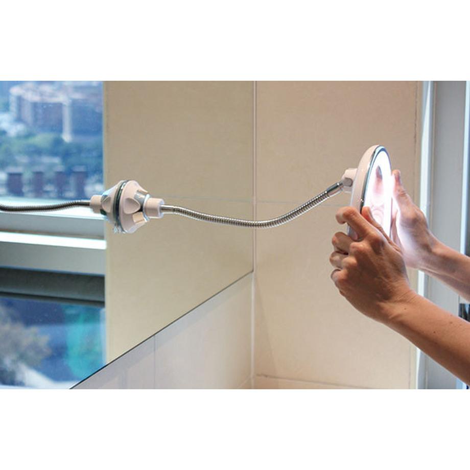 STARLYF  Perfect Mirror-Miroir cosmétique éclairé flexible, miroir grossissant, miroir 