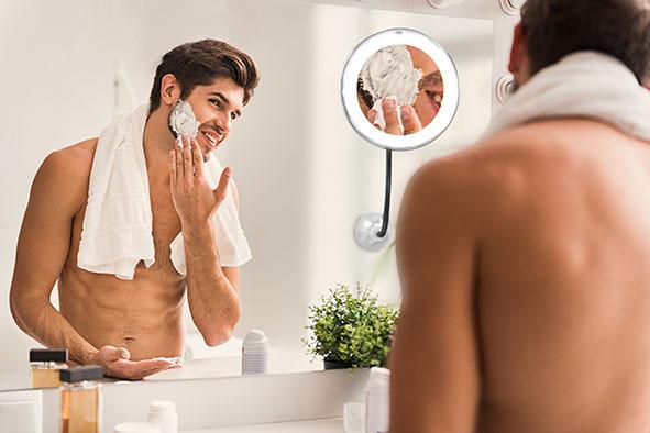 STARLYF  Perfect Mirror-Specchio di vanità flessibile illuminato, specchio d'ingrandimento, specchio 