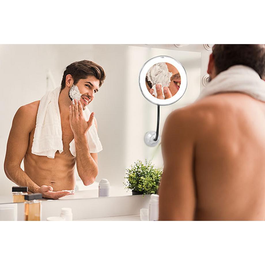 STARLYF  Perfect Mirror-Miroir cosmétique éclairé flexible, miroir grossissant, miroir 