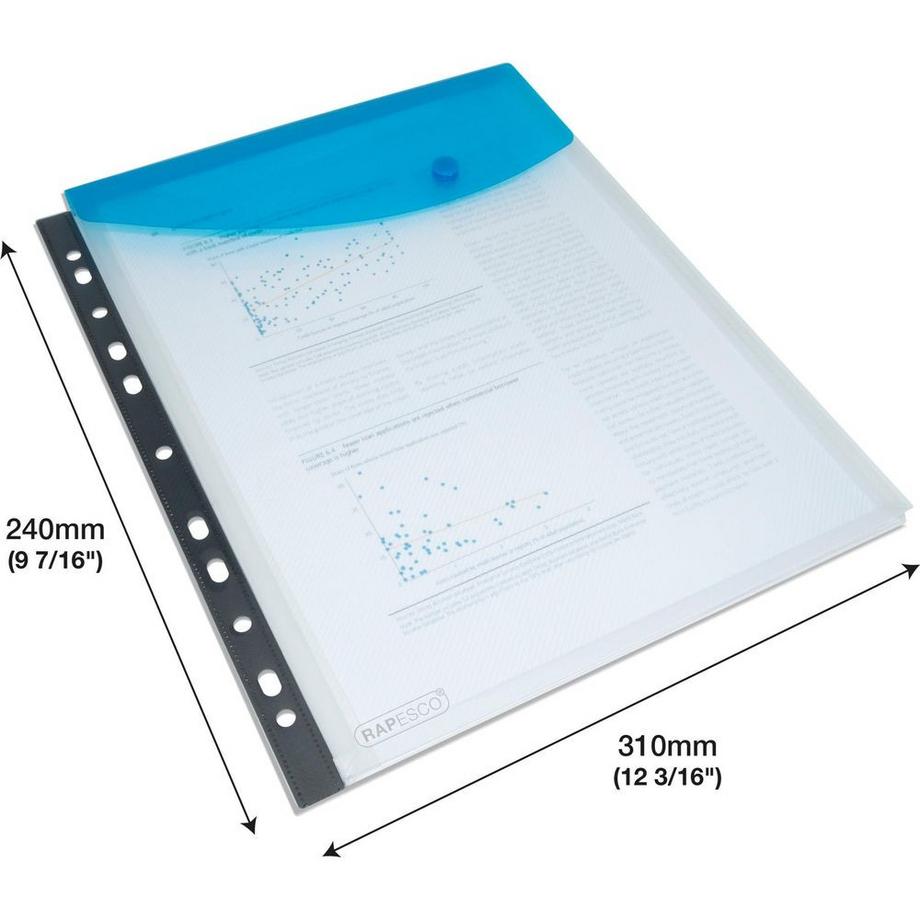 RAPESCO Dokumentenmappe 5 Stück  