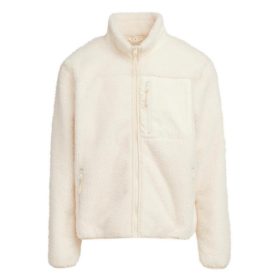Jacke, Festhaftendes Sherpafleece