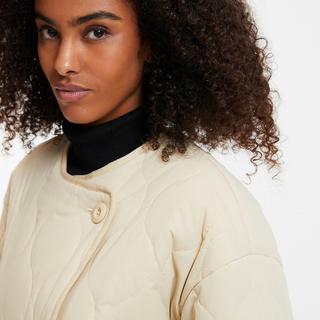 La Redoute Collections  Halblange Steppjacke mit rundem Ausschnitt 