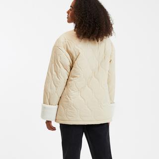 La Redoute Collections  Halblange Steppjacke mit rundem Ausschnitt 