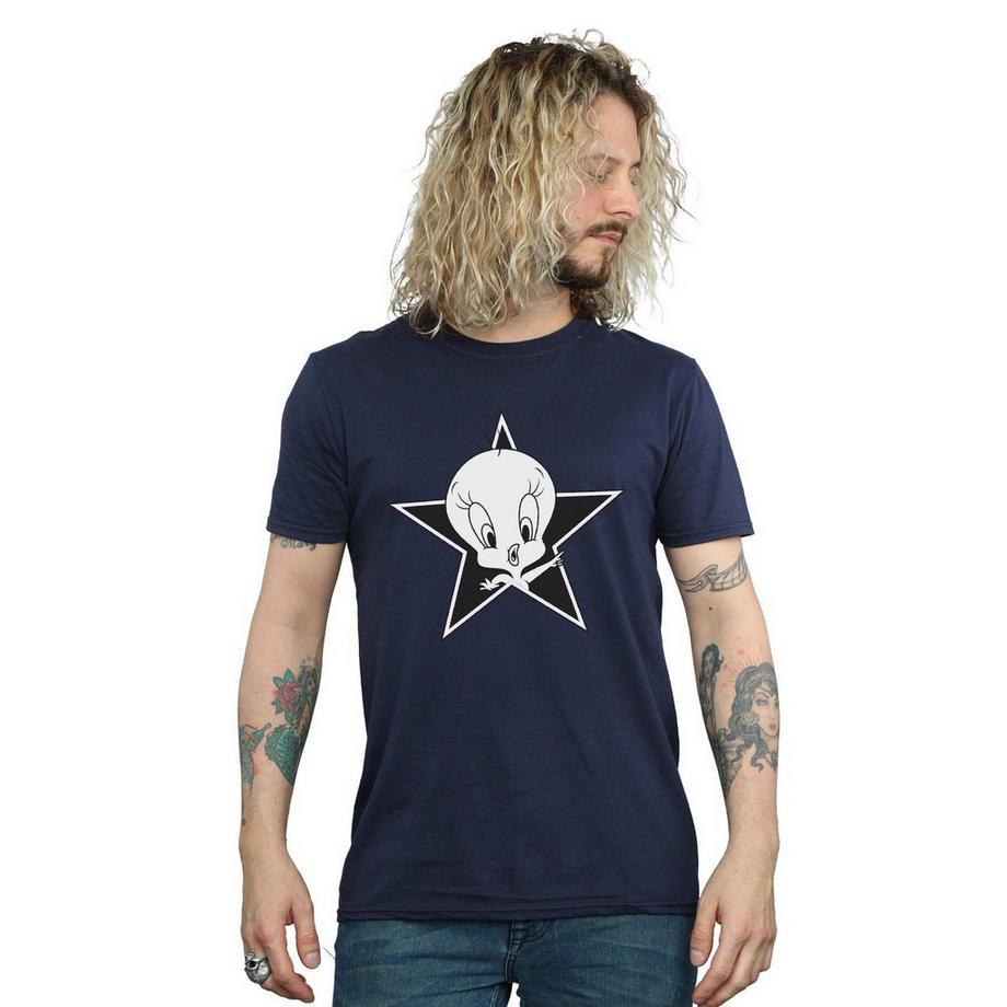 LOONEY TUNES Tweety Pie Mono Star T-Shirt  