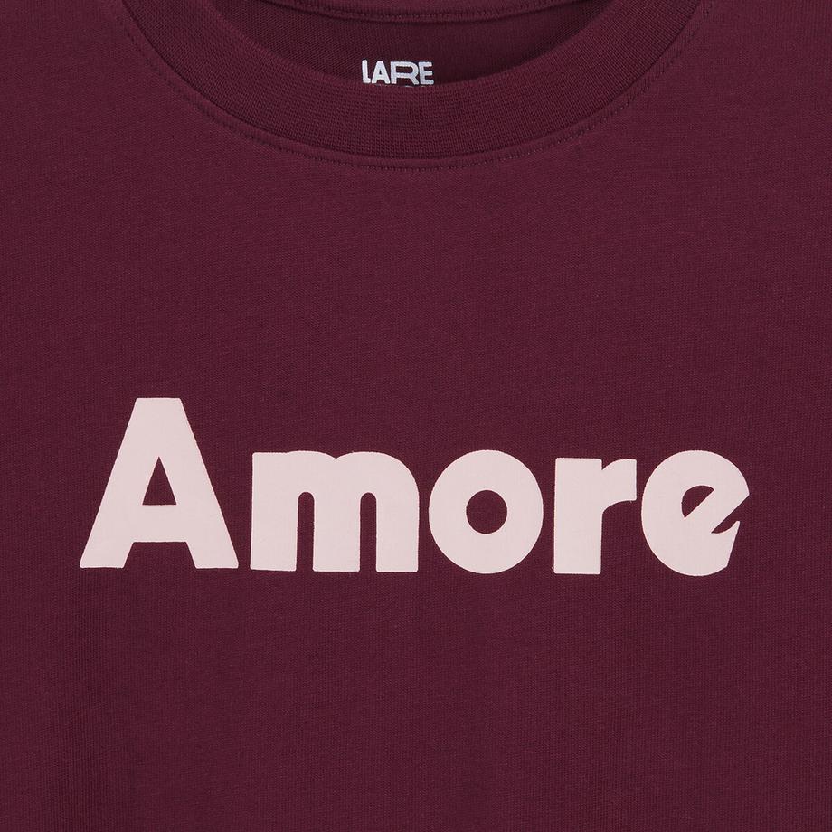 La Redoute Collections  Langarmshirt mit Aufdruck Amore 