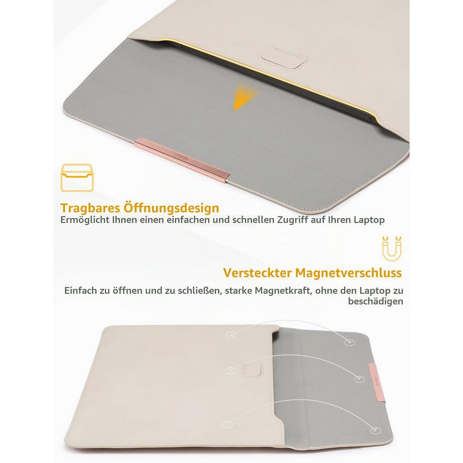 Only-bags.store Fodero per laptop con supporto  