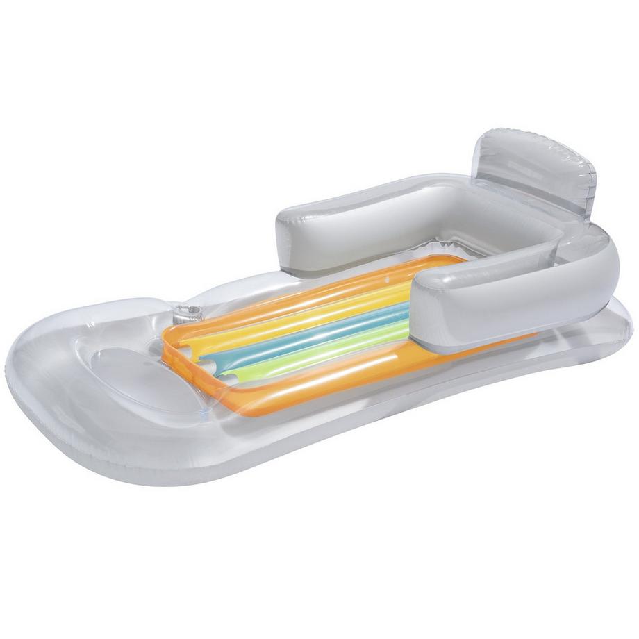 B2X  Materasso gonfiabile, poltrona, sdraio 161 x 84 cm Bestway 43028 argento 