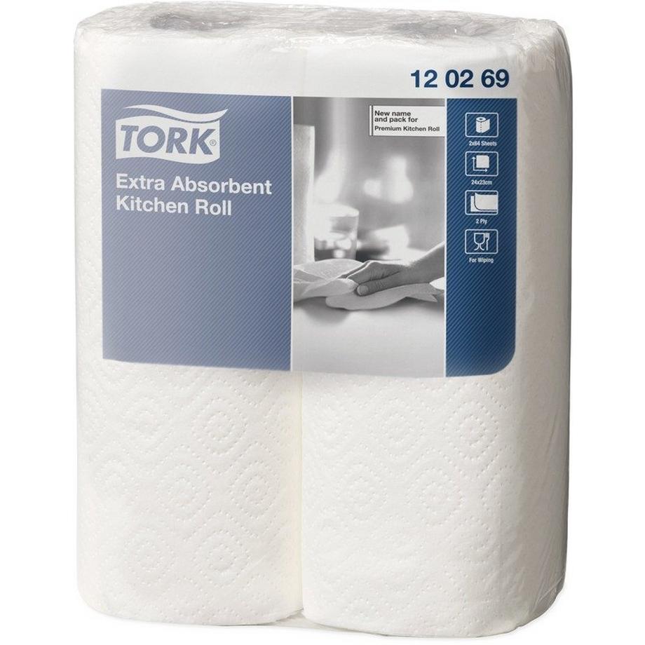 Tork  TORK Küchenrolle 473488 weiss, 2-lagig 2 Stück 