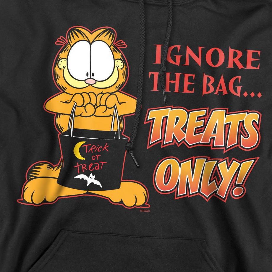 Garfield Treats Only Felpa Con Cappuccio  