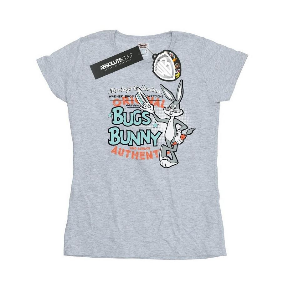 LOONEY TUNES Bugs Bunny Vintage Imprimé T-Shirt Manches Courtes  