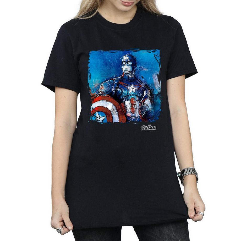 MARVEL T-shirt Captain America Sketch  