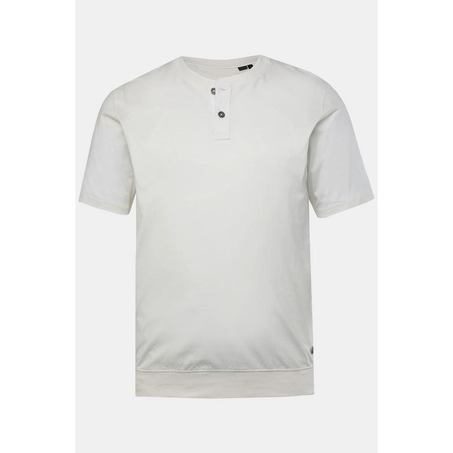 JP1880 Henley Mezza Manica Girocollo T-Shirt  