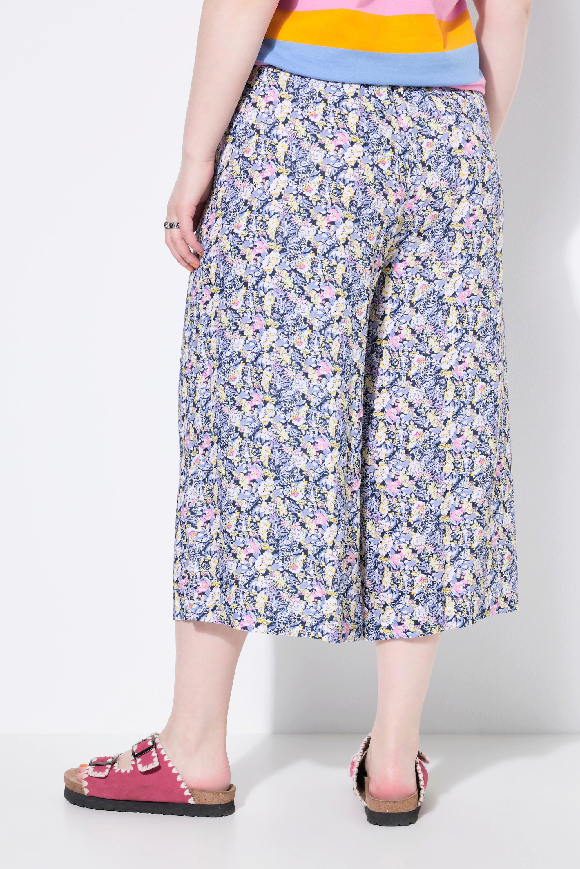 Studio Untold Jupe-culotte jambe large imprimé all-over taille élastique  